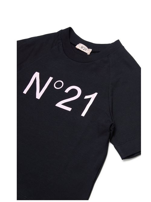 T-shirt, bambina, logata. N°21 | N21978 N01530N900